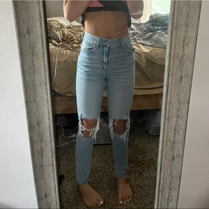 American eagle mom jeans